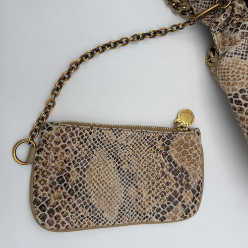 Stella McCartney STELLA MCCARTNEY Falabella Grande Vegan Reptile Skin Handbag