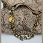 Stella McCartney STELLA MCCARTNEY Falabella Grande Vegan Reptile Skin Handbag