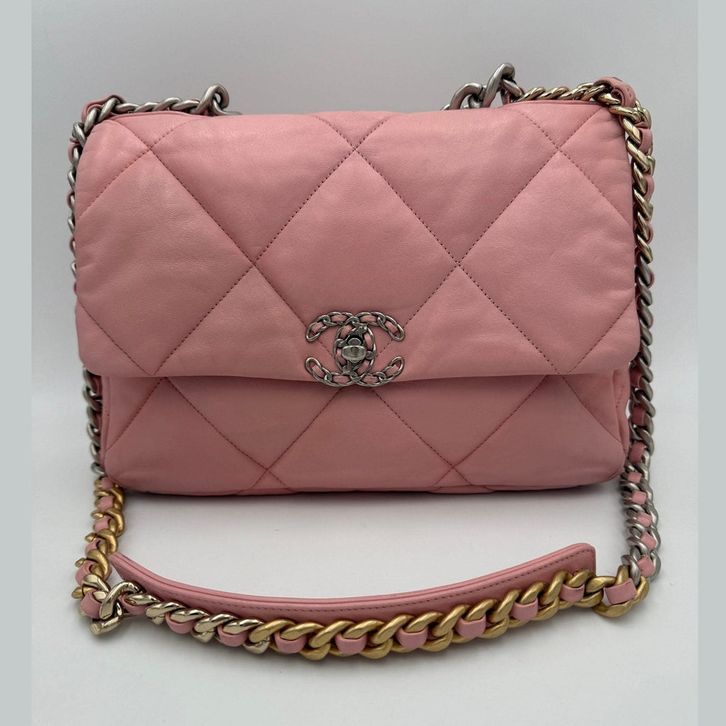Chanel CHANEL 19 Medium Pink Handbag