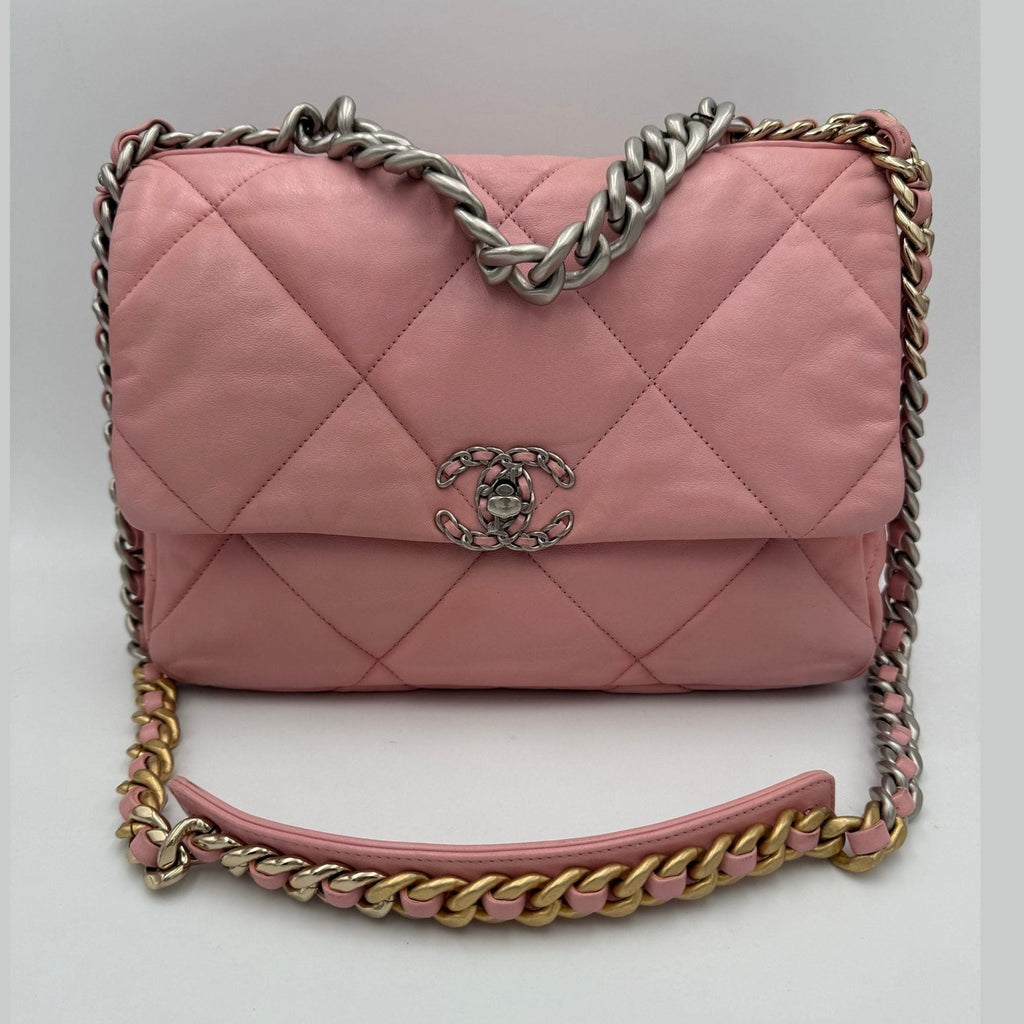 Chanel CHANEL 19 Medium Pink Handbag