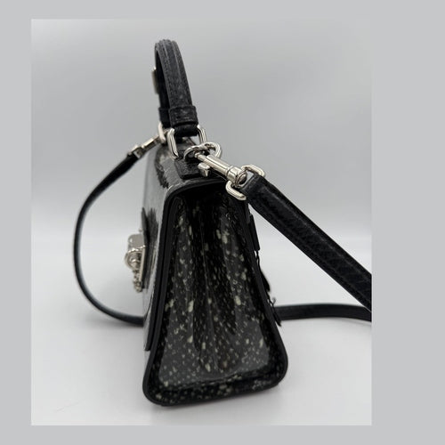 Dolce & Gabbana DOLCE & GABBANA Monica Python and Patent Handbag