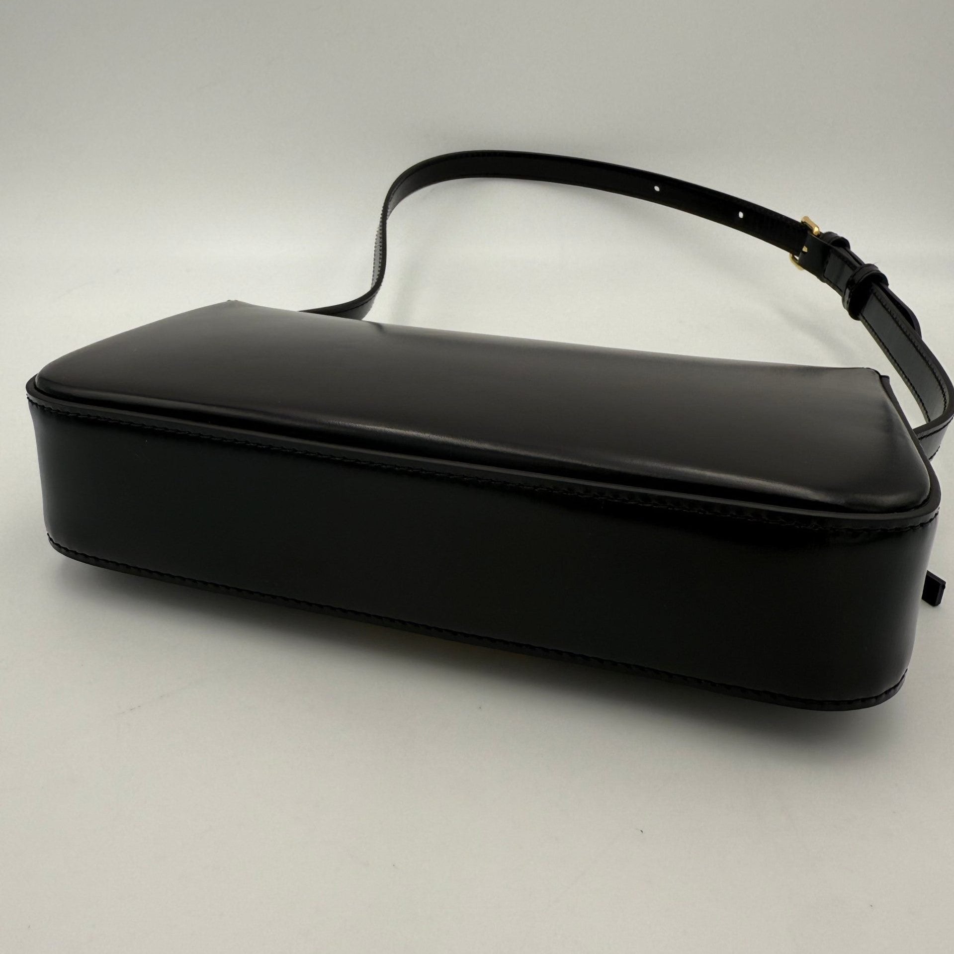 Celine CELINE CLAUDE TRIOMPHE Black Handbag