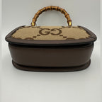 Gucci GUCCI BAMBOO 1947 GG Canvas Handbag