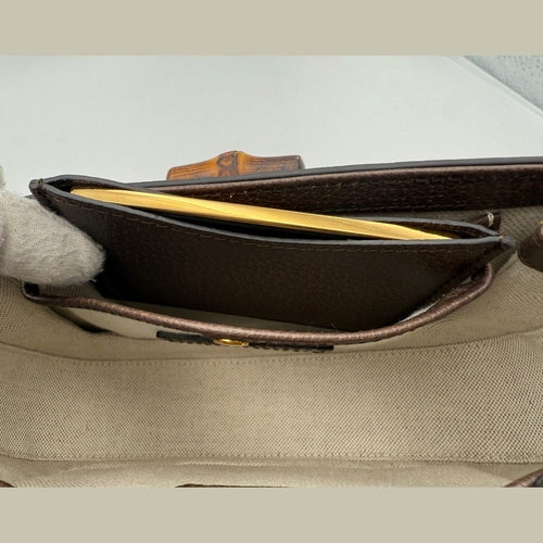 Gucci GUCCI BAMBOO 1947 GG Canvas Handbag