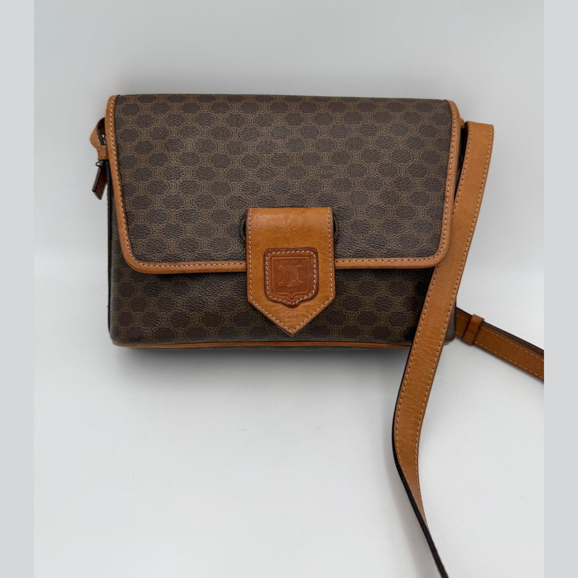 Celine CELINE TRIOMPHE Vintage Monogram Handbag