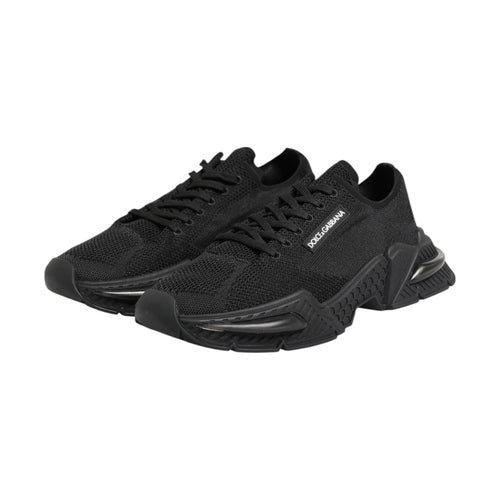 Dolce & Gabbana Black Airmaster Low Top Men Sneakers Shoes