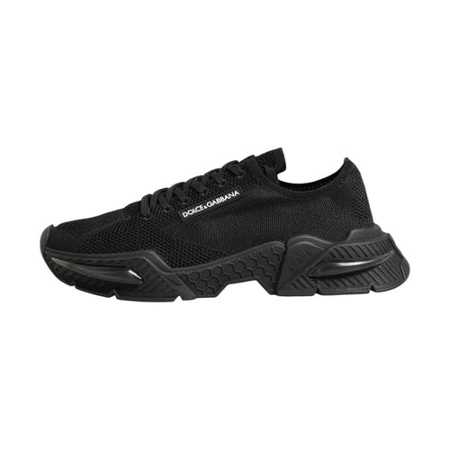 Dolce & Gabbana Black Airmaster Low Top Men Sneakers Shoes