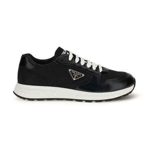 Prada Black Recycled Polyamide Athletic Sneakers