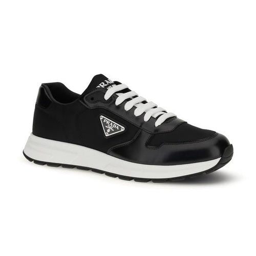 Prada Black Recycled Polyamide Athletic Sneakers