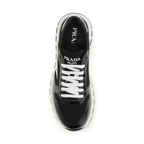 Prada Black Recycled Polyamide Athletic Sneakers