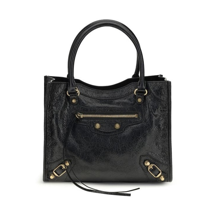 Balenciaga Black Lamb Ovis Aries Aries Shoulder Bag