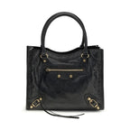 Balenciaga Black Lamb Ovis Aries Aries Shoulder Bag