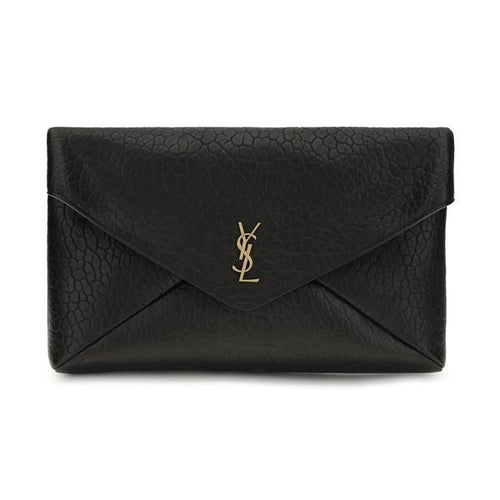 Saint Laurent Black Lamb Ovis Aries Aries Shoulder Bag