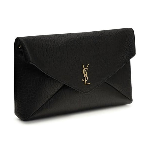 Saint Laurent Black Lamb Ovis Aries Aries Shoulder Bag