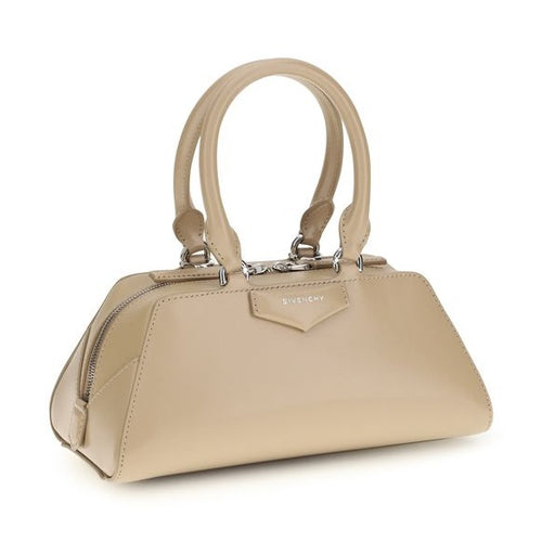 Givenchy Beige Calf Leather Bos Taurus Shoulder Bag