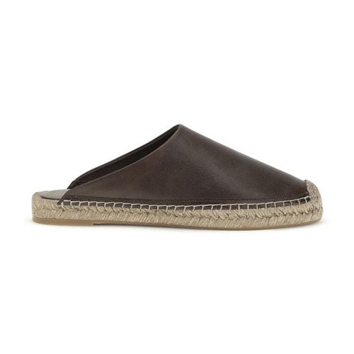 Brunello Cucinelli Brown Calf Leather Bos Taurus Espadrilles