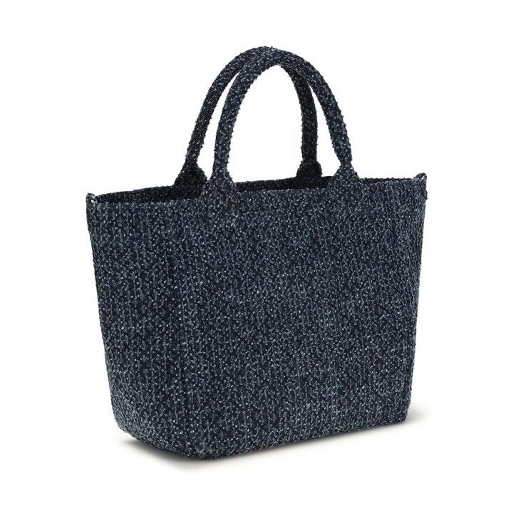 Ganni Blue Cotton Shoulder Bag