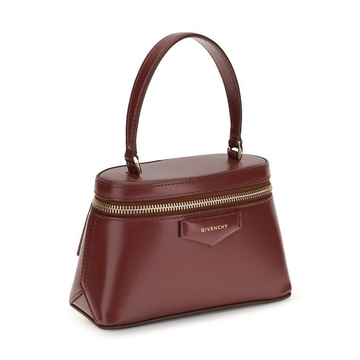 Givenchy Bordeaux Calf Leather Bos Taurus Handbag