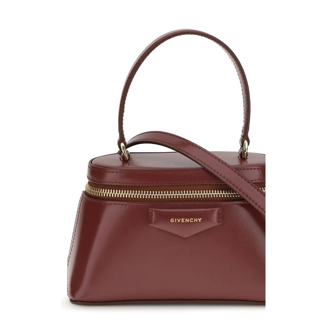 Givenchy Bordeaux Calf Leather Bos Taurus Handbag