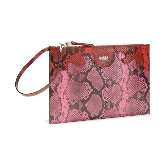 Ganni Multicolor Polyester Clutch Bag