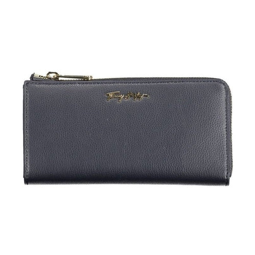 Tommy Hilfiger Blue Polyurethane Women Wallet