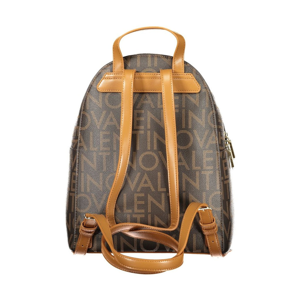 Valentino Brown Polyethylene Backpack