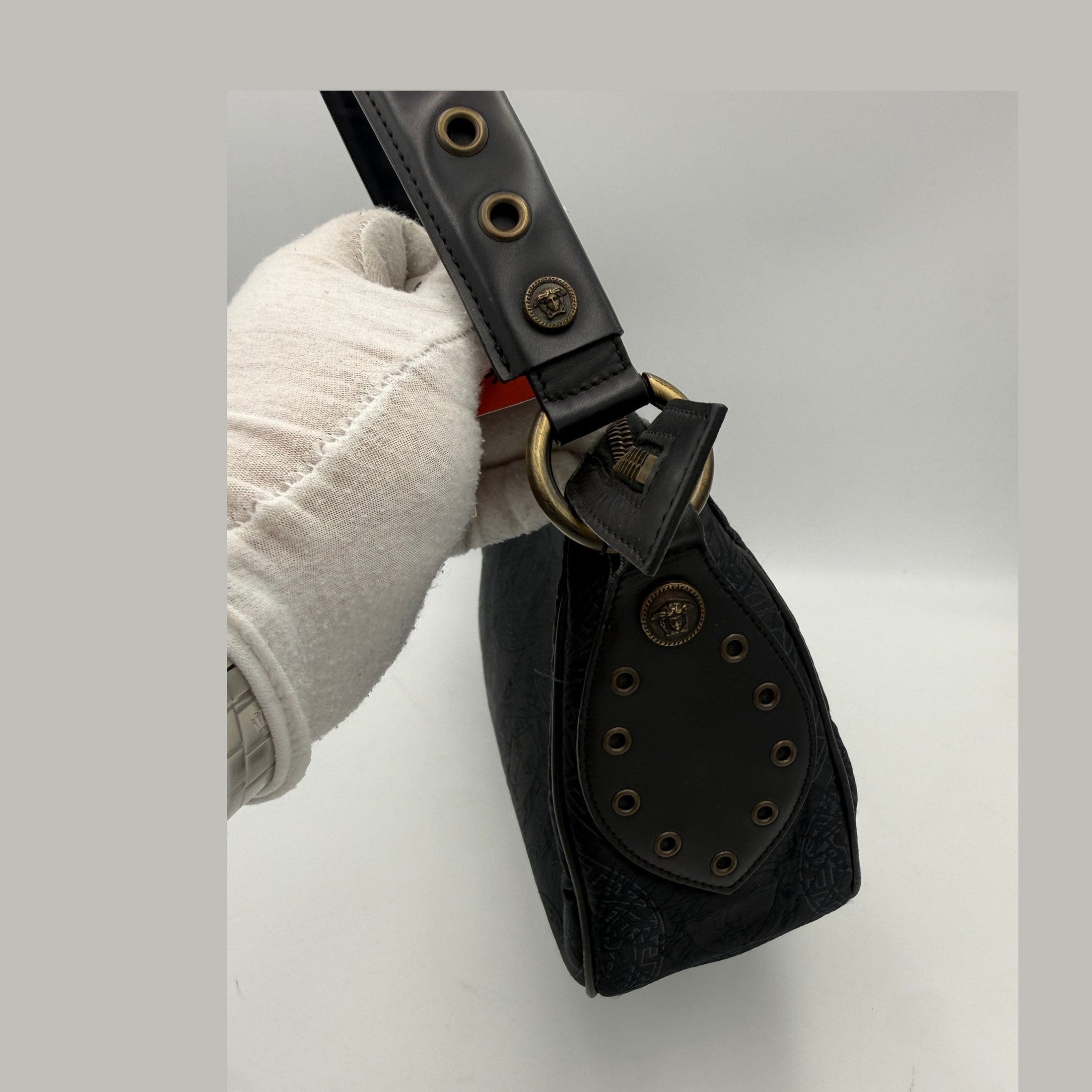 Versace VERSACE Medusa Jacquard Shoulder Bag