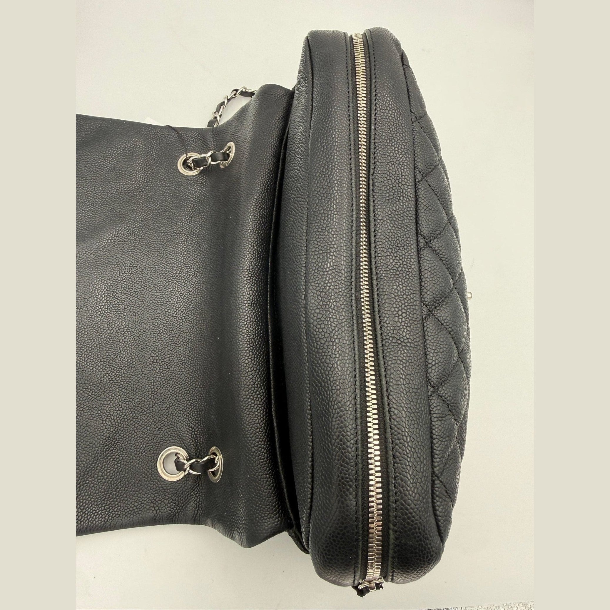 Chanel CHANEL Timeless Classique “ZIP FLAP BAG” Handbag