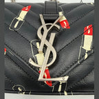 Saint Laurent SAINT LAURENT MINI COLLEGE Lip Stick Handbag
