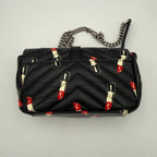 Saint Laurent SAINT LAURENT MINI COLLEGE Lip Stick Handbag