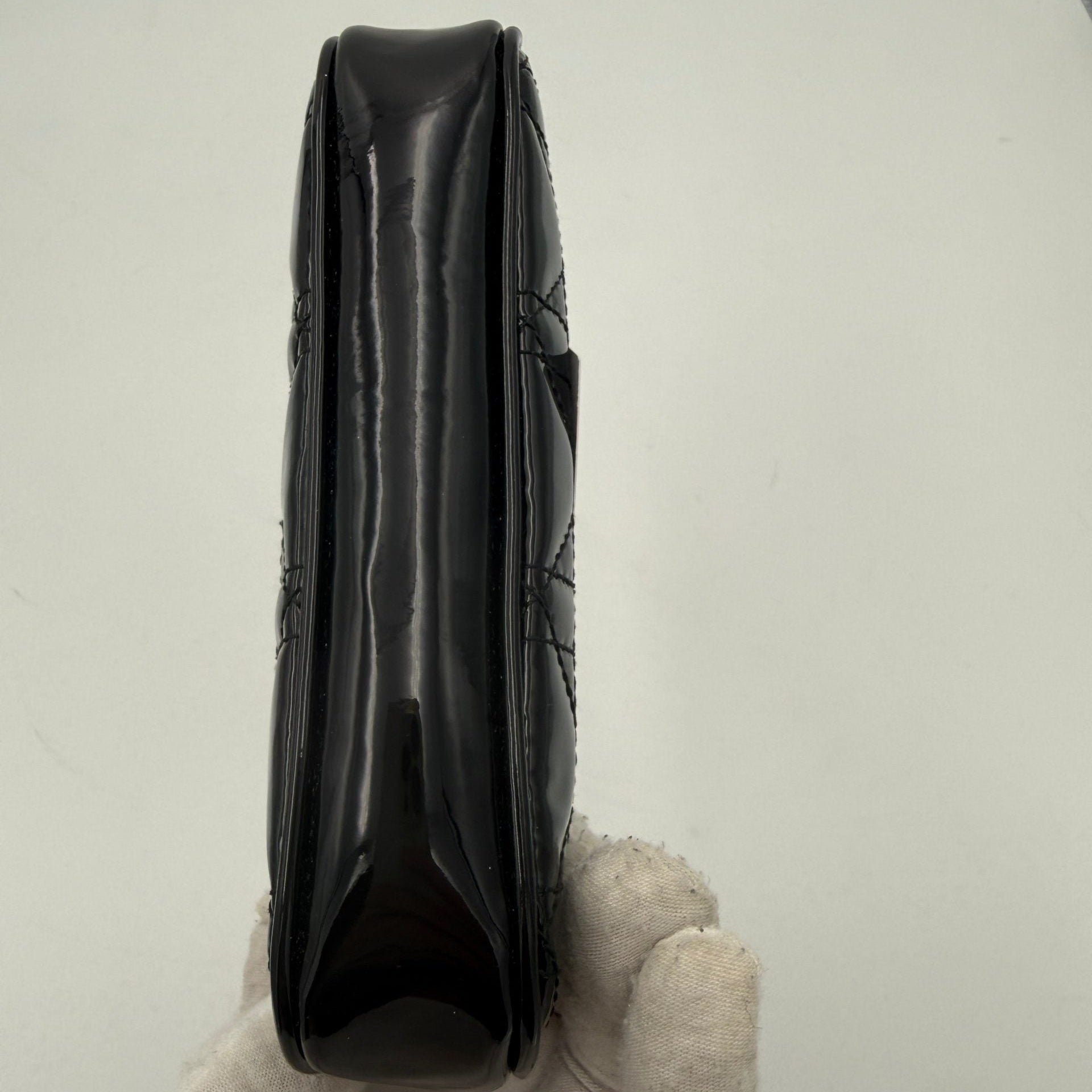 DIOR Lady Dior Cannage Patent Pouch