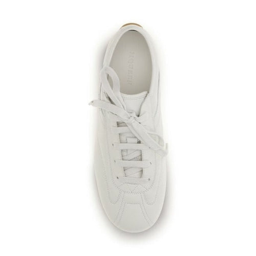 Alexander McQueen White Calf Leather Bos Taurus Athletic Sneakers