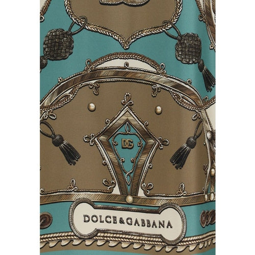 Dolce & Gabbana Multicolor Silk Pattern Shirt
