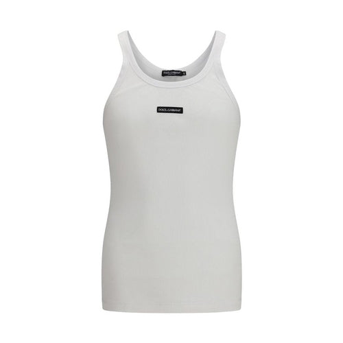 Dolce & Gabbana White Cotton Top