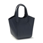 Giorgio Armani Blue Calf Leather Bos Taurus Handbag