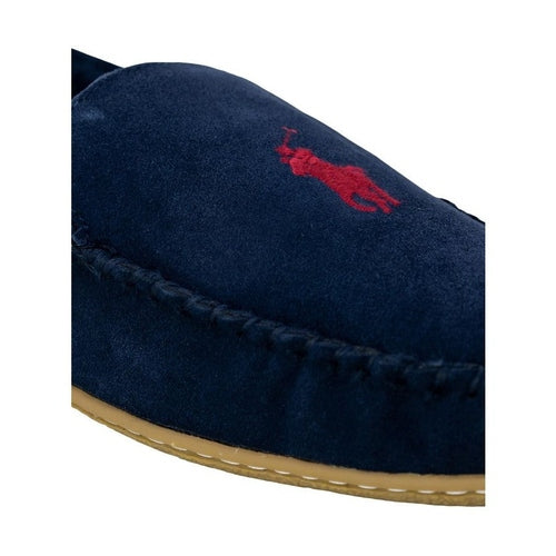 Ralph Lauren Blue Faux Fur Slippers