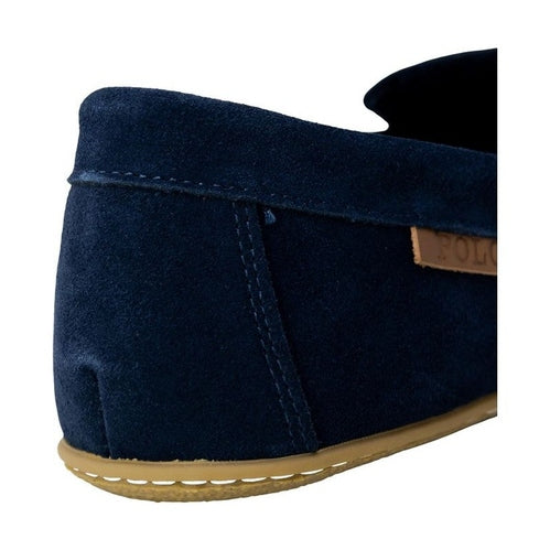 Ralph Lauren Blue Faux Fur Slippers