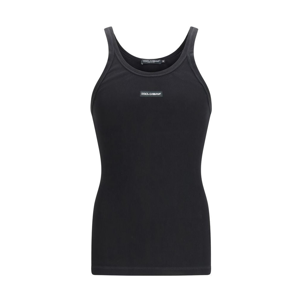Dolce & Gabbana Black Cotton Top