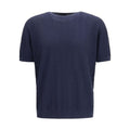 Giorgio Armani Blue Silk Sweatshirt