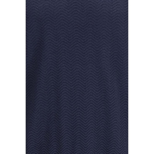 Giorgio Armani Blue Silk Sweatshirt