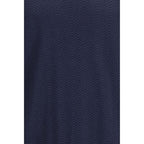 Giorgio Armani Blue Silk Sweatshirt