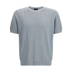 Giorgio Armani Gray Silk Sweatshirt