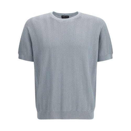 Giorgio Armani Gray Silk Sweatshirt