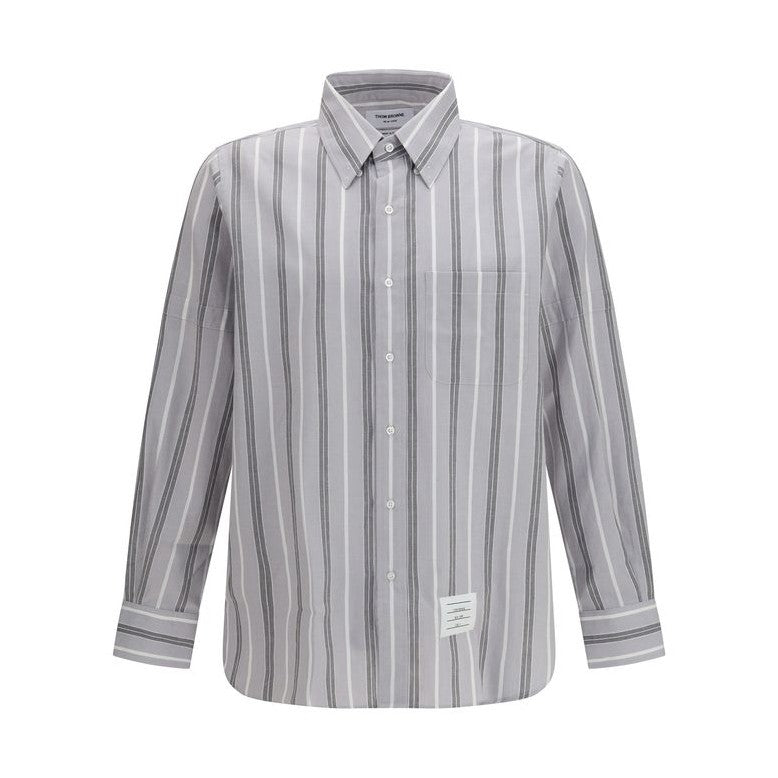 Thom Browne Gray Cotton Shirt