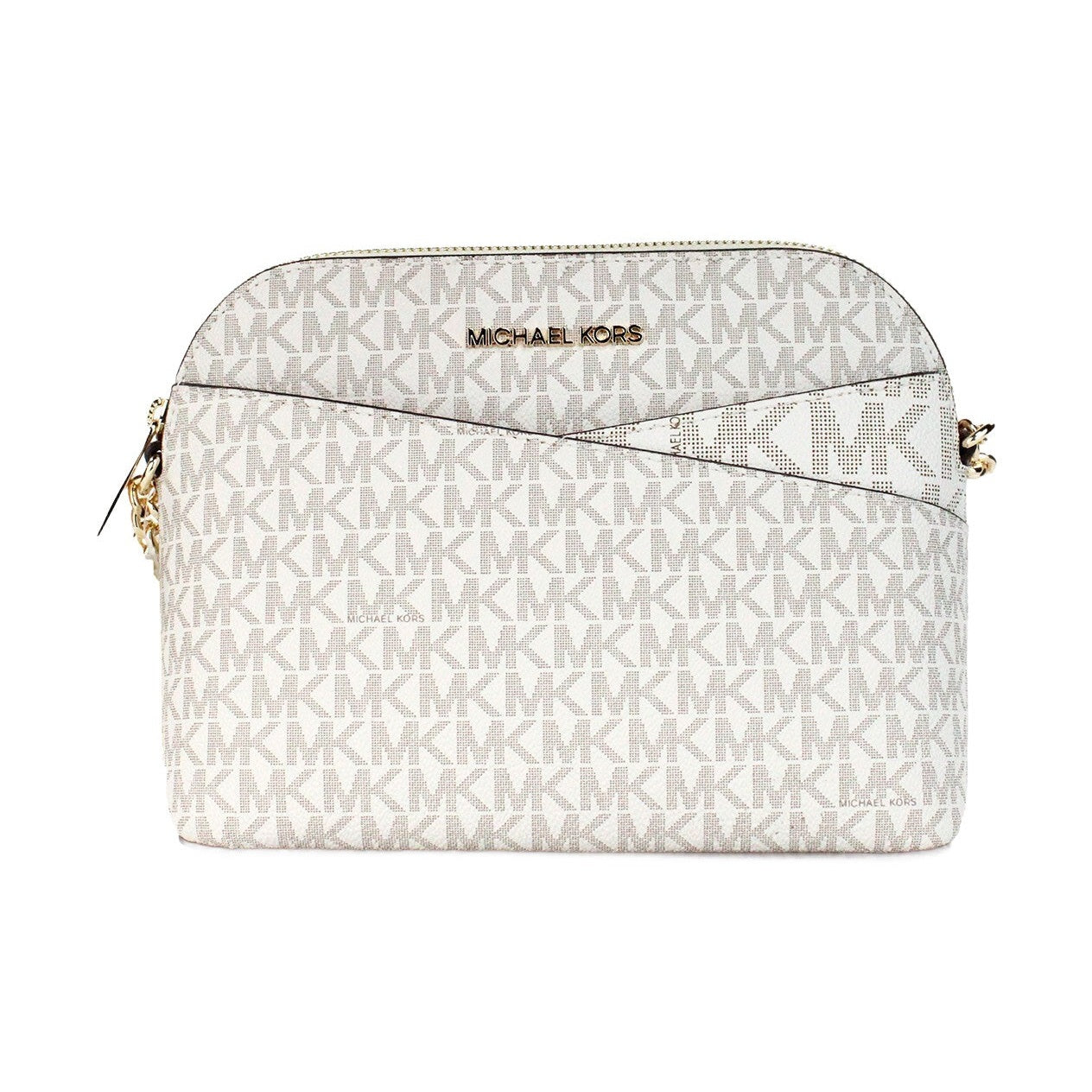 Michael Kors Women'S Back Slip Pocket Signature Canvas Crossbody Bag