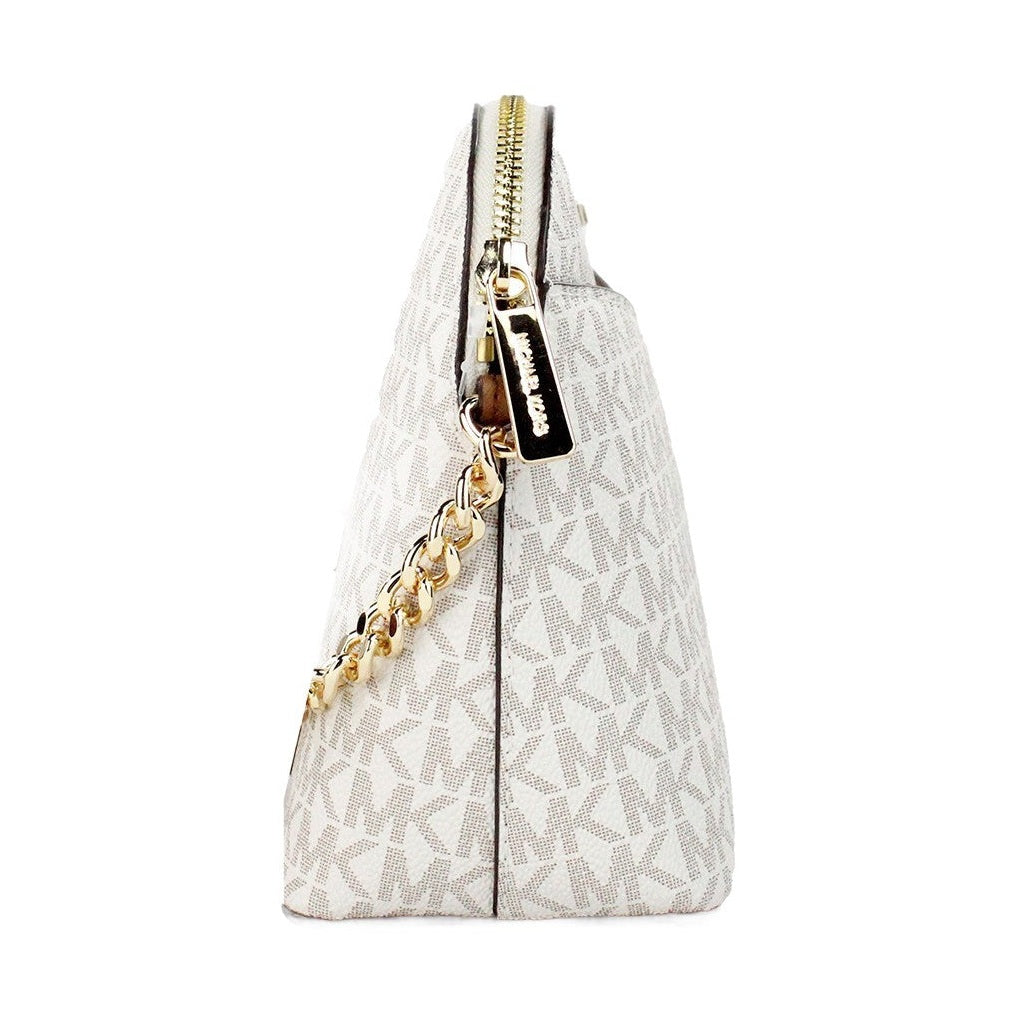 Michael Kors Women'S Back Slip Pocket Signature Canvas Crossbody Bag