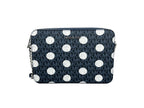 Michael Kors Women'S Jet Set Large Polka Dot Signature Logo Crossbody Bag (Navy) 35S5STTC3O-414
