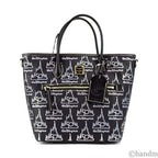 Dooney & Bourke Black Walt Disney World 50th Anniversary Leather Tote Bag