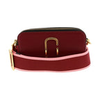 Marc Jacobs Snapshot Leather Shoulder Bag - Red Multi