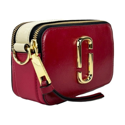 Marc Jacobs Snapshot Leather Shoulder Bag - Red Multi